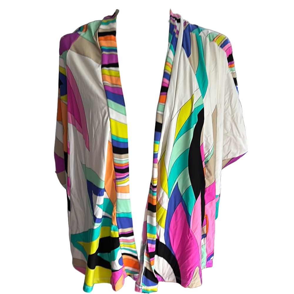 Trina Turk St Tropez Multicoloured  Kimona Swim Cover-Up - Picture 2 of 4